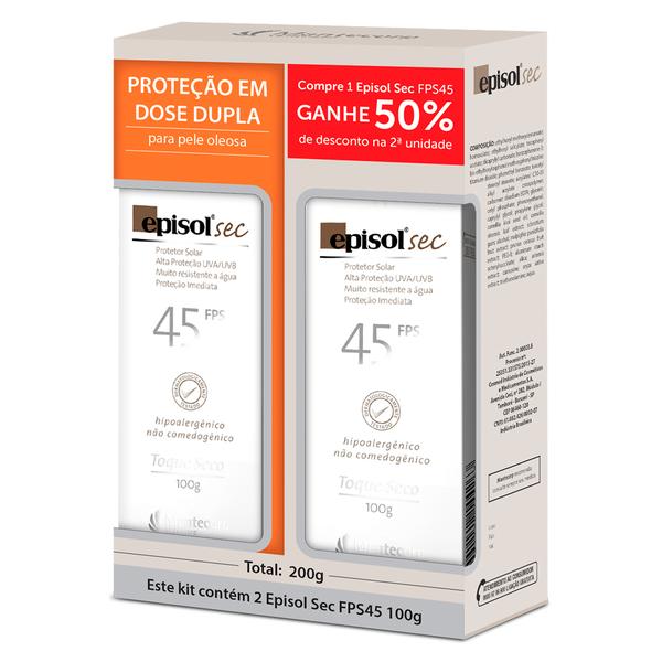Mantecorp Skincare Episol Sec Kit - 2 Protetores Solares Fps 45
