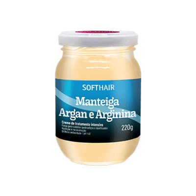 Manteiga Argan e Arginina - Soft Hair 220G