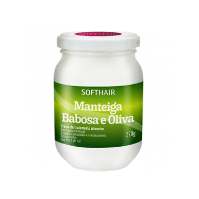 Manteiga Babosa e Oliva - Soft Hair 220G