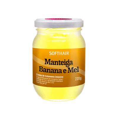 Manteiga Banana e Mel - Soft Hair 220G