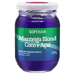 Manteiga Blond Coco e Açaí 220ml Softhair