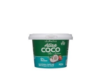 Manteiga Capilar Alisa Coco Low Poo Vita Seiva 200G Caixa com 12 Unida... (TODOS, COCO)