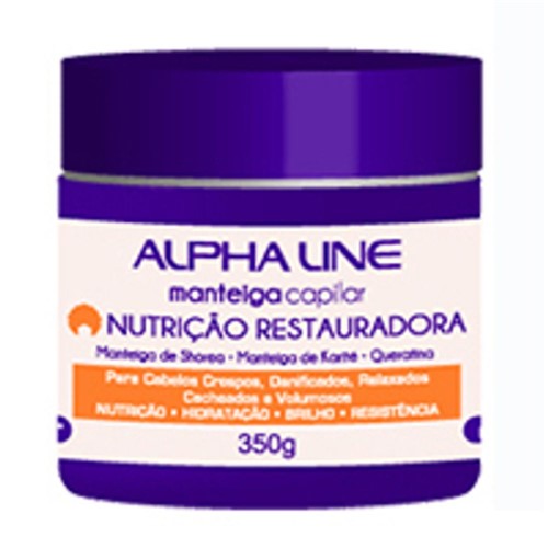 Manteiga Capilar Alpha Line Nutrição Restauradora 350g