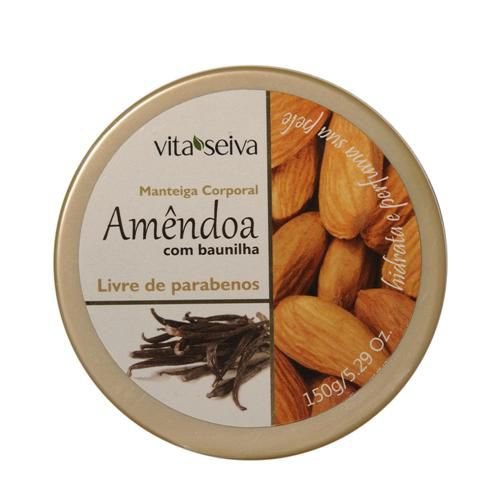 Manteiga Corporal Amendoa com Baunilha 150g Vita Seiva