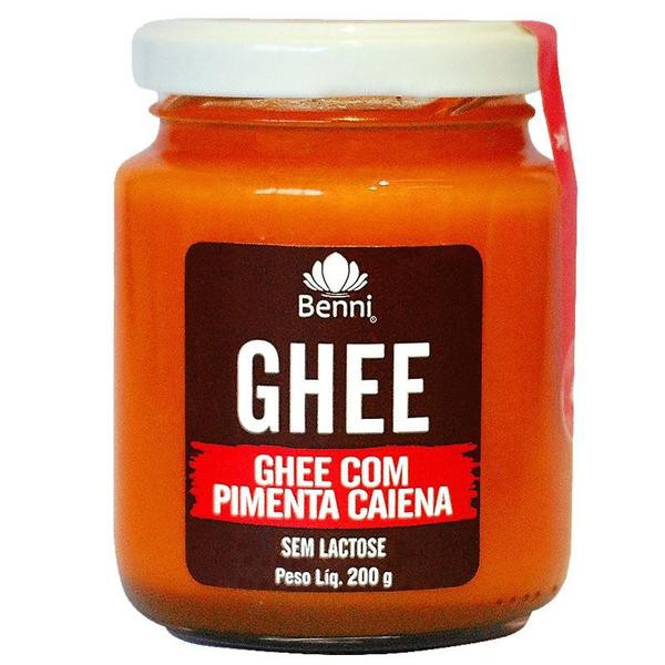 Manteiga Ghee com Pimenta Caiena - Benni 200g