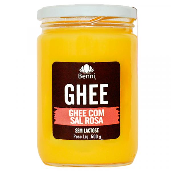 Manteiga GHEE com Sal Rosa do Himalaia 500g Benni Alimentos