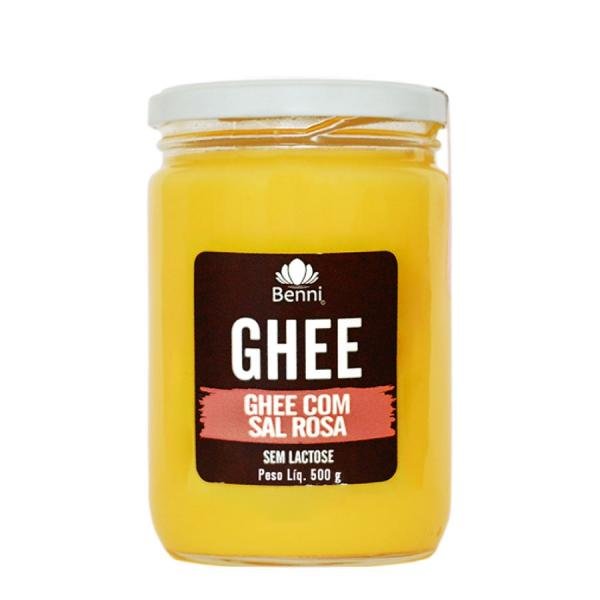 Manteiga Ghee com Sal Rosa do Himalaia 500g - Benni