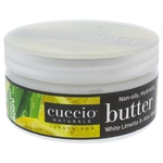 Manteiga Mistura - branco limetta e Aloe Vera por Cuccio para Unisex - 8 oz Body Lotion