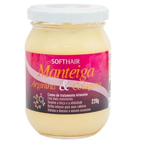 Manteiga SoftHair - Creme de Tratamento Arginina e Colágeno - 220g