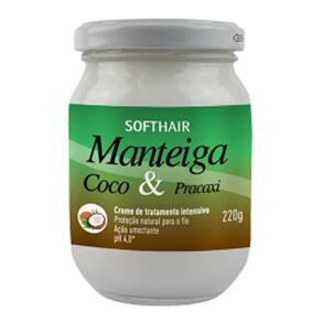Manteiga SoftHair - Creme de Tratamento Coco e Pracaxi - 220g
