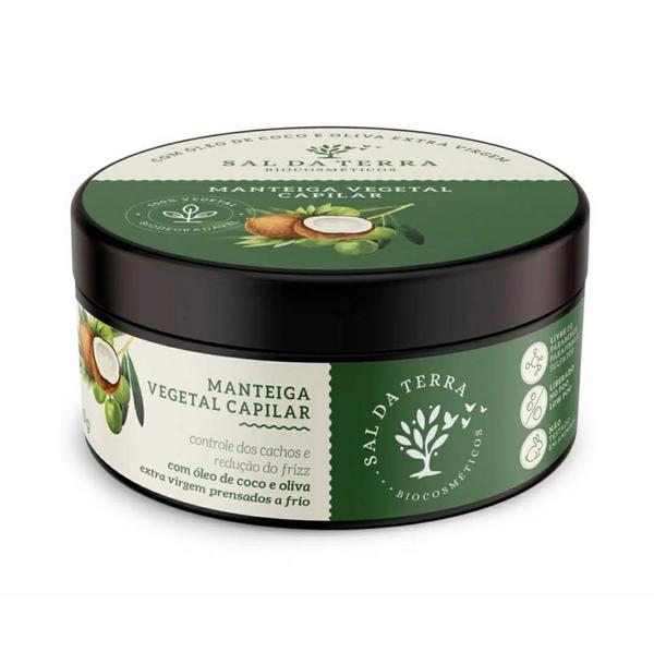 Manteiga Tratamento Capilar Coco & Oliva 300g - Sal da Terra Bio