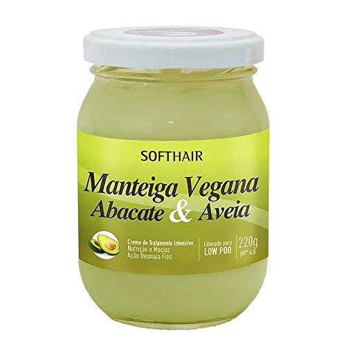 Manteiga Vegana Soft Hair Abacate e Aveia 220g