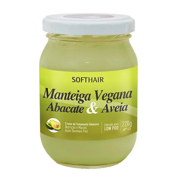 Manteiga Vegana Soft Hair Abacate e Aveia 220g