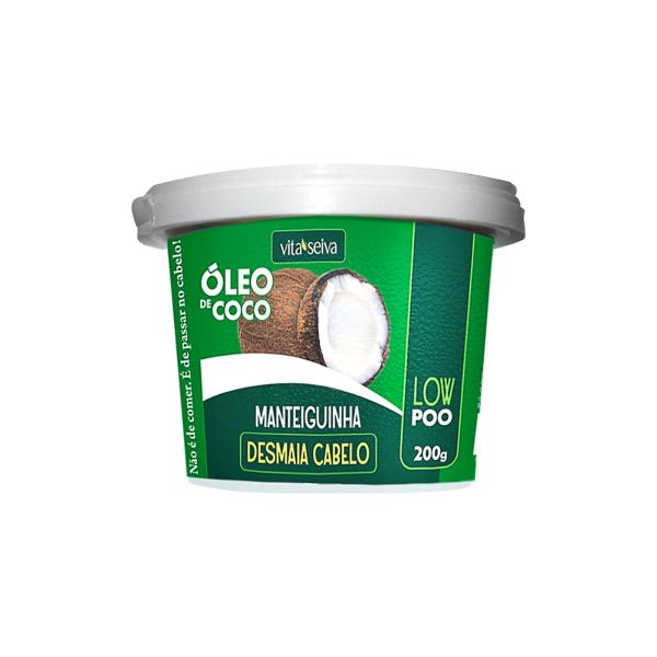 Manteiguinha Desmaia Cabelo Vita Seiva Óleo de Coco - 200g