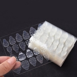MANZILIN Invisible Nail Stickers impermeável adesiva de unhas