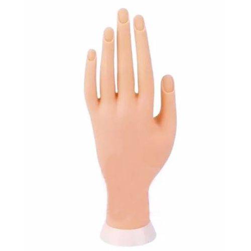 Mão Postiça Treino Manicure Dedo Postiço Unha Gel Acrigel