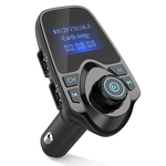 REM Mãos Auto gratuito Bluetooth sem fios para viatura AUX Áudio Receiver Adaptador FM Carregador USB