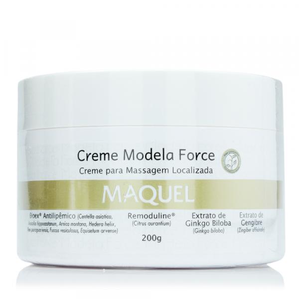 Maquel - Creme P/ Massagem Localizada Modela Force - 200g - Maquel