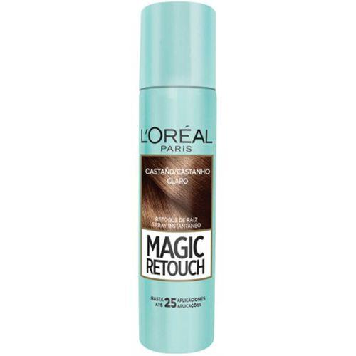 Maquiagem para Cabelo Loreal Magic Retouch Castanho Claro Spray 75ml - Loreal