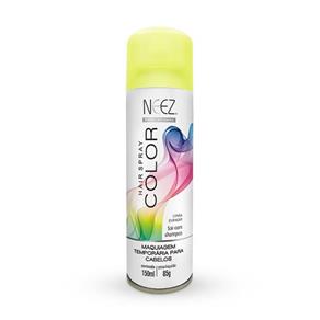 Maquiagem para Cabelos Neez Hair Color Cor Amarelo Spray - 150ml