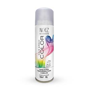 Maquiagem para Cabelos Neez Hair Color Cor Glitter Prata Spray - 150ml