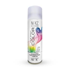 Maquiagem para Cabelos Neez Hair Color Cor Prata Spray - 150ml