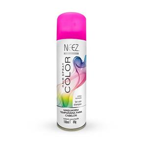Maquiagem para Cabelos Neez Hair Color Cor Rosa Spray - 150ml