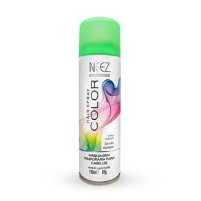 Maquiagem para Cabelos Neez Hair Color Cor Verde Spray - 150ml