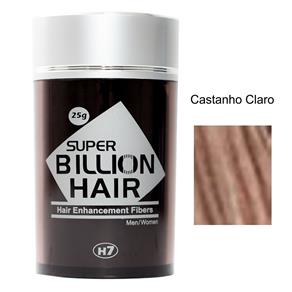 Maquiagem para Calvície - Super Billion Hair - 25g Cor:Castanho Claro
