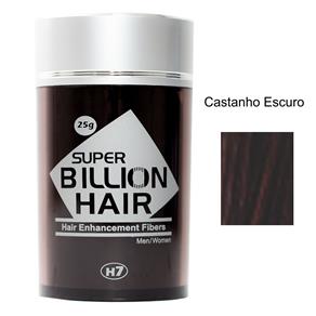 Maquiagem para Calvície - Super Billion Hair - 25g Cor:Castanho Escuro 2