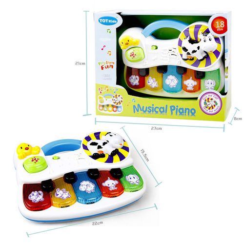 Máquina bebê Educacional Aprender Brinquedos Mesa Educacional Musical Toy Piano