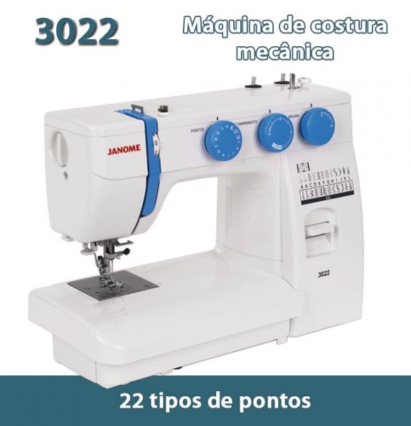 Máquina de Costura JANOME 3022