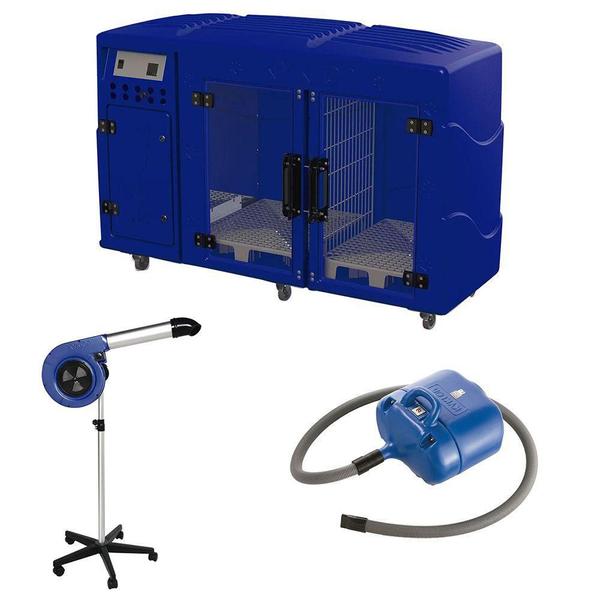 Maquina de Secar + Secador Maestro e Soprador Revolution Kyklon Azul