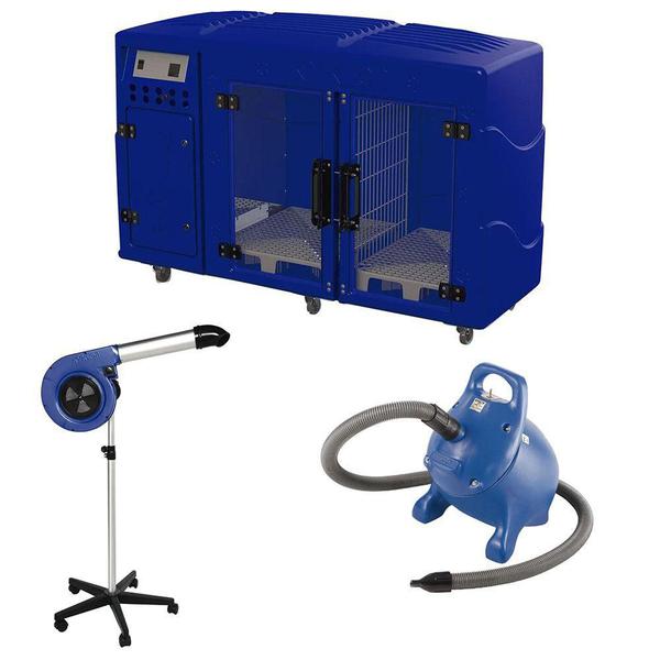 Maquina de Secar + Secador Maestro e Soprador Rx Kyklon Azul