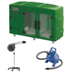 Maquina de Secar Verde + Secador Maestro Cinza e Soprador Rx Azul Kyklon