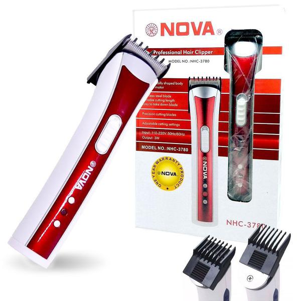 Máquina Multifuncional Nhc-3780 Nova Aparador Cabelo Barba Bigode - Nv