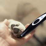 Máquina Pet elétrica cabelo Trimmer Grooming para o cão pés de gato Sole