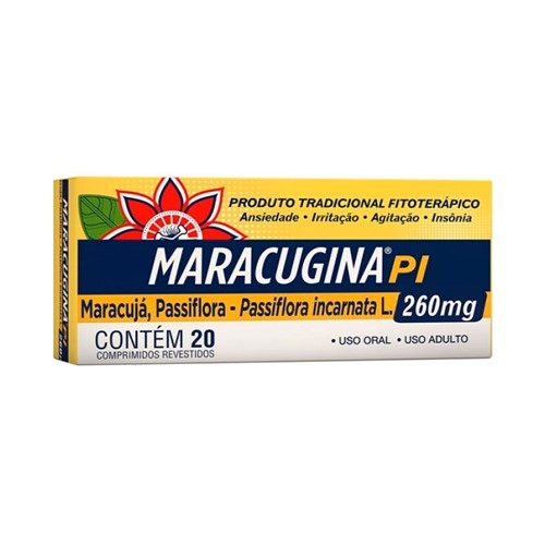 Maracugina PI 260mg com 20 Comprimidos