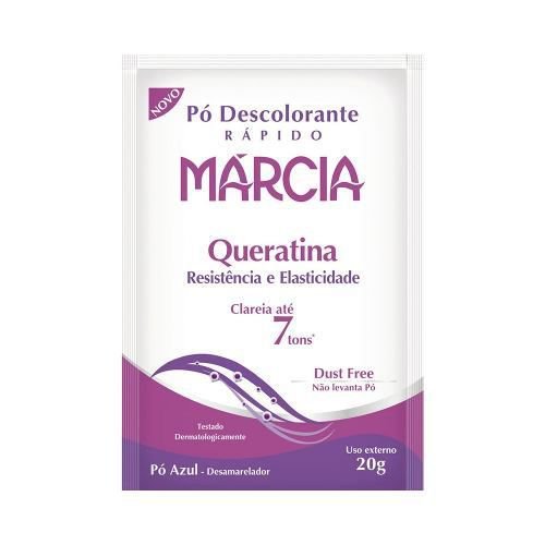 Márcia Queratina Pó Descolorante 20g (kit C/03)
