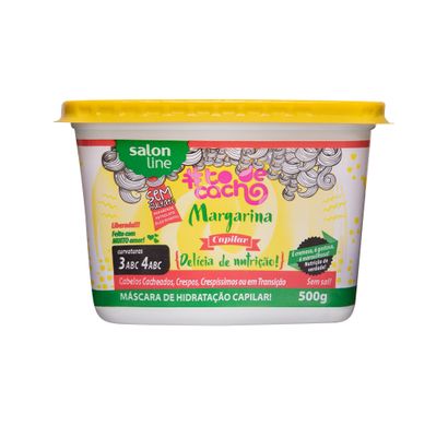 Margarina Capilar Delícia de Nutrição #TodeCacho 500g - Salon Line