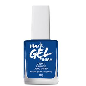Mark. Gel Finish Esmalte 7 em 1 10ml - Azul Safira