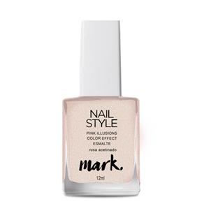 Mark. Nail Style Pink Illusions 12ml - Rosa Acetinado
