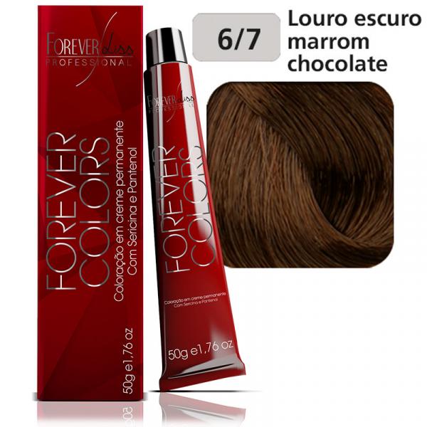 Marrom 6-7 Louro Escuro Marrom Chocolate Forever Colors - Forever Liss