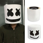 Marshmello DJ Capacete Eye Mask completa Cosplay cabeça Máscara Bar Música Props
