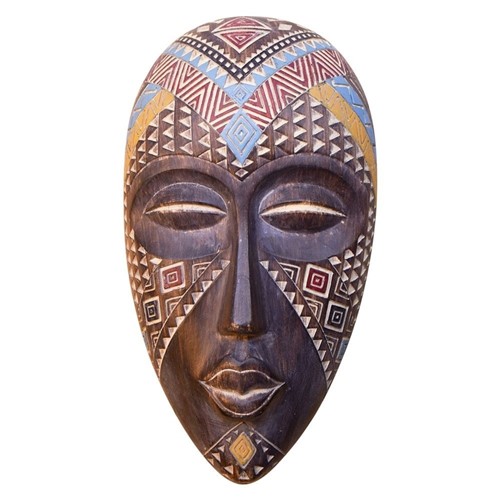 Mascara Africana em Resina Médio Kasa Ideia