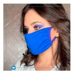 Máscara Algodão Dupla Proteção 100% Lavável Reutilizável Lut