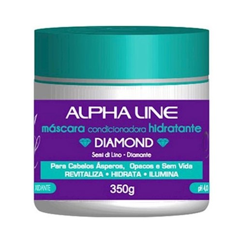 Máscara Alpha Line Diamante Semi Di Lino 350g