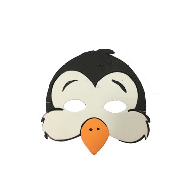 Máscara Animais - Pinguim - Meia-face - E.v.a. - Unidade