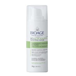 Mascara Antiacne Bioage Bio Acne Solution Sleeping Mask 30g - 30g