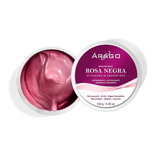 Máscara Arago Rosa Negra 150 G